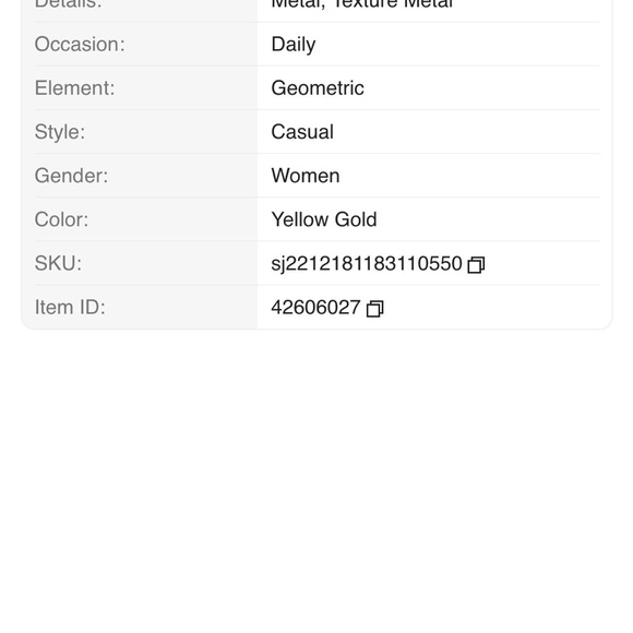 Gold Textured Choker Necklace - Picture 3 of 3